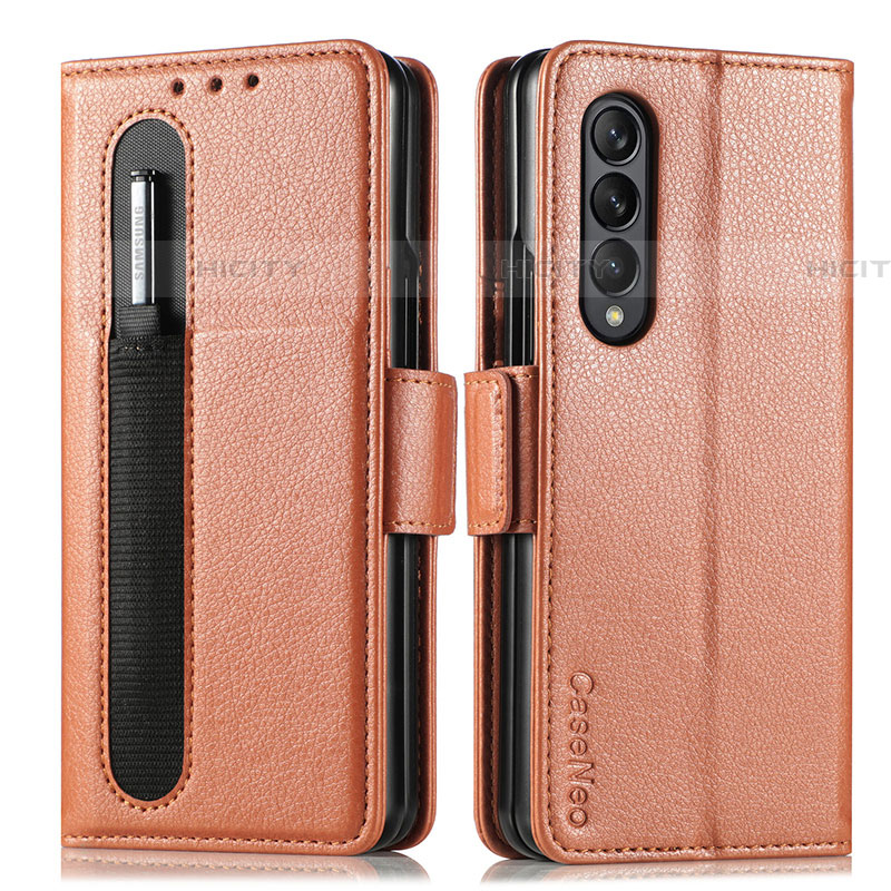 Custodia Portafoglio In Pelle Cover con Supporto S01D per Samsung Galaxy Z Fold4 5G