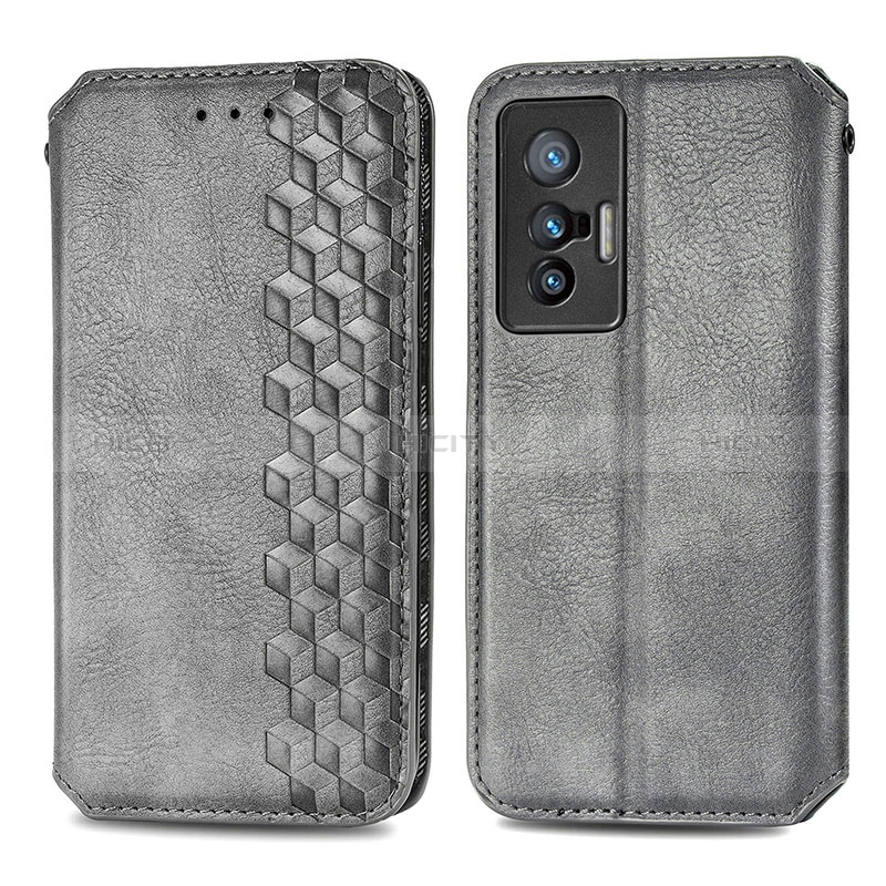 Custodia Portafoglio In Pelle Cover con Supporto S01D per Vivo X70t