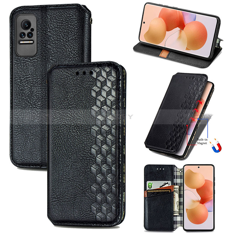 Custodia Portafoglio In Pelle Cover con Supporto S01D per Xiaomi Civi 1S 5G