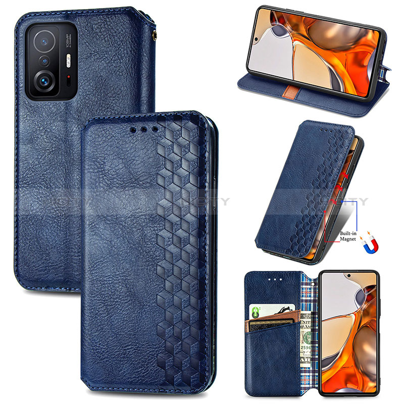 Custodia Portafoglio In Pelle Cover con Supporto S01D per Xiaomi Mi 11T Pro 5G