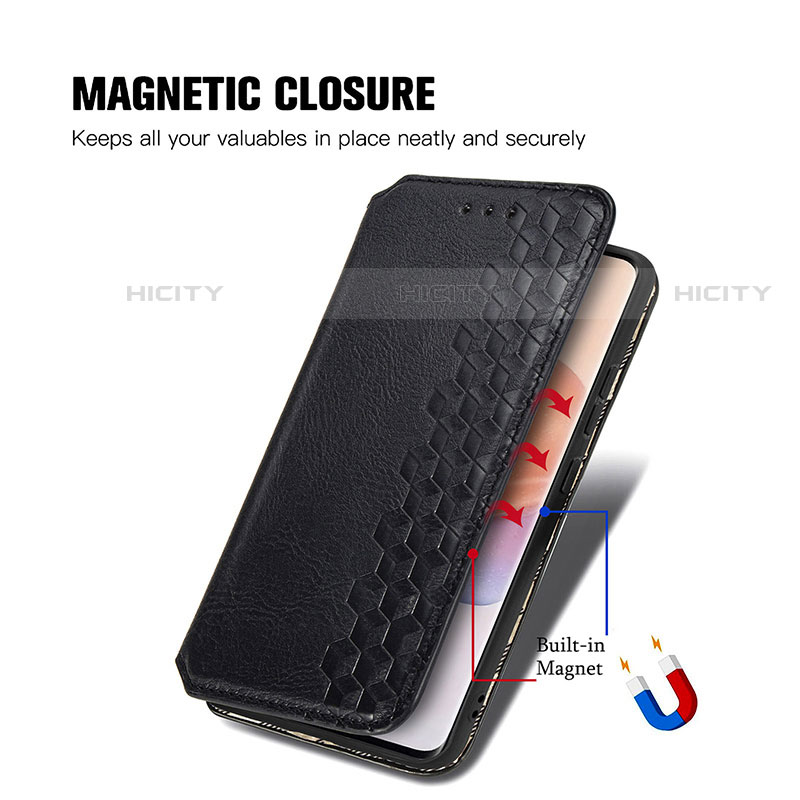 Custodia Portafoglio In Pelle Cover con Supporto S01D per Xiaomi Mi 12 Pro 5G