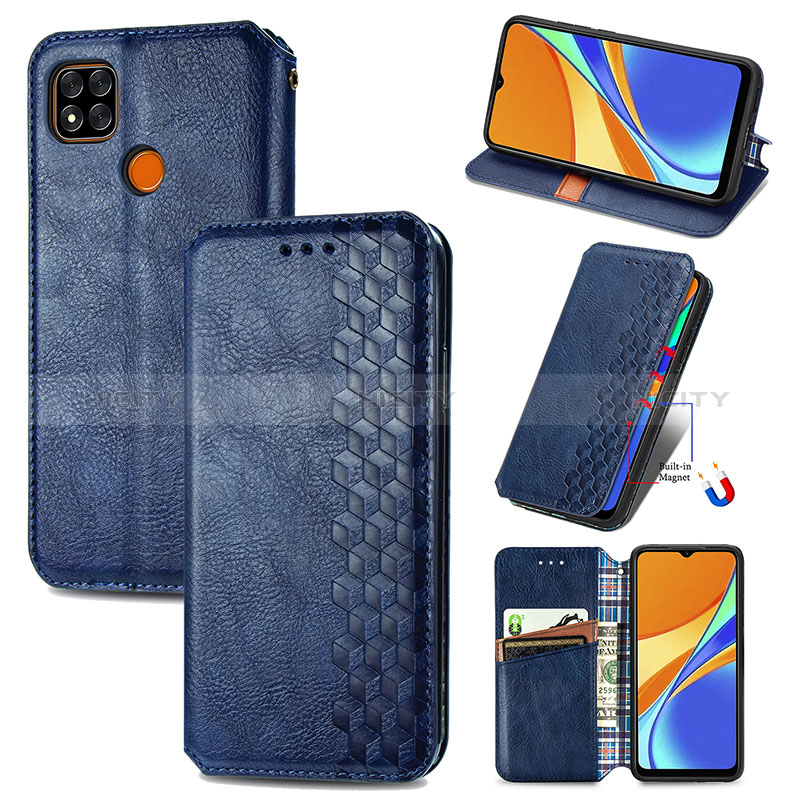 Custodia Portafoglio In Pelle Cover con Supporto S01D per Xiaomi POCO C31