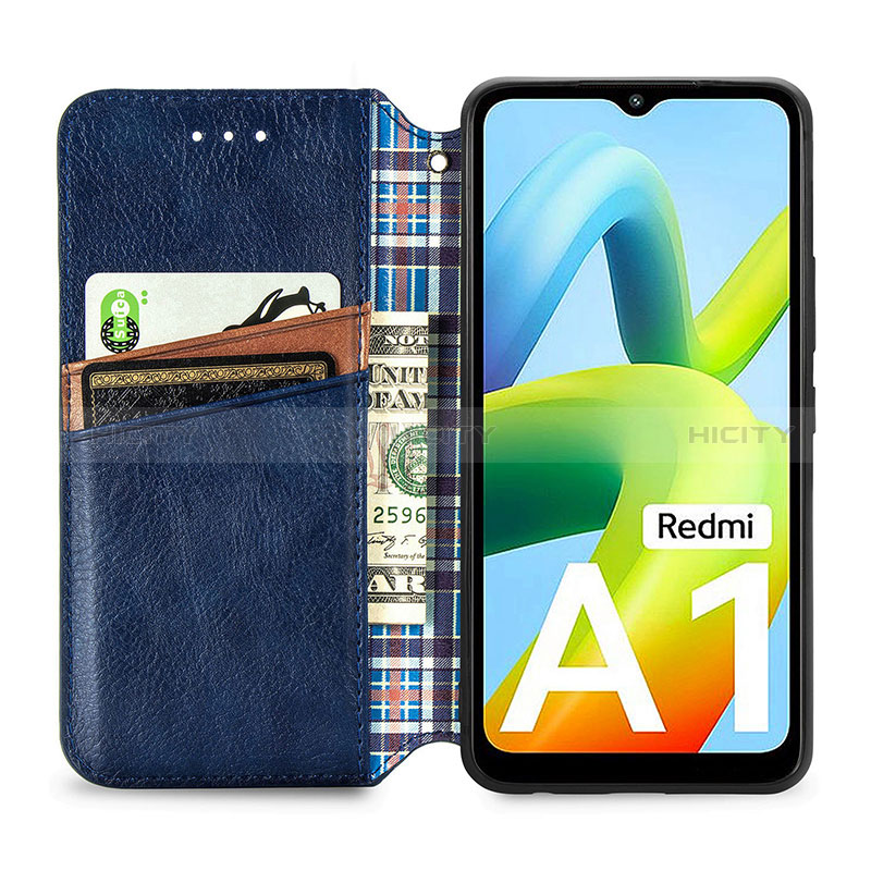 Custodia Portafoglio In Pelle Cover con Supporto S01D per Xiaomi Poco C50