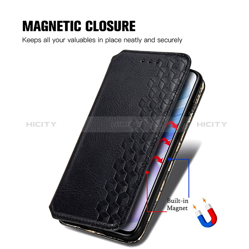 Custodia Portafoglio In Pelle Cover con Supporto S01D per Xiaomi Redmi 10X 5G