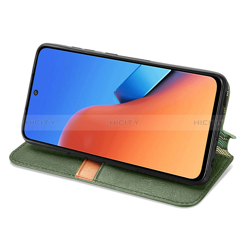 Custodia Portafoglio In Pelle Cover con Supporto S01D per Xiaomi Redmi 12 4G