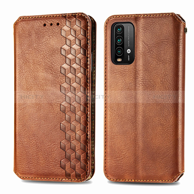 Custodia Portafoglio In Pelle Cover con Supporto S01D per Xiaomi Redmi 9 Power