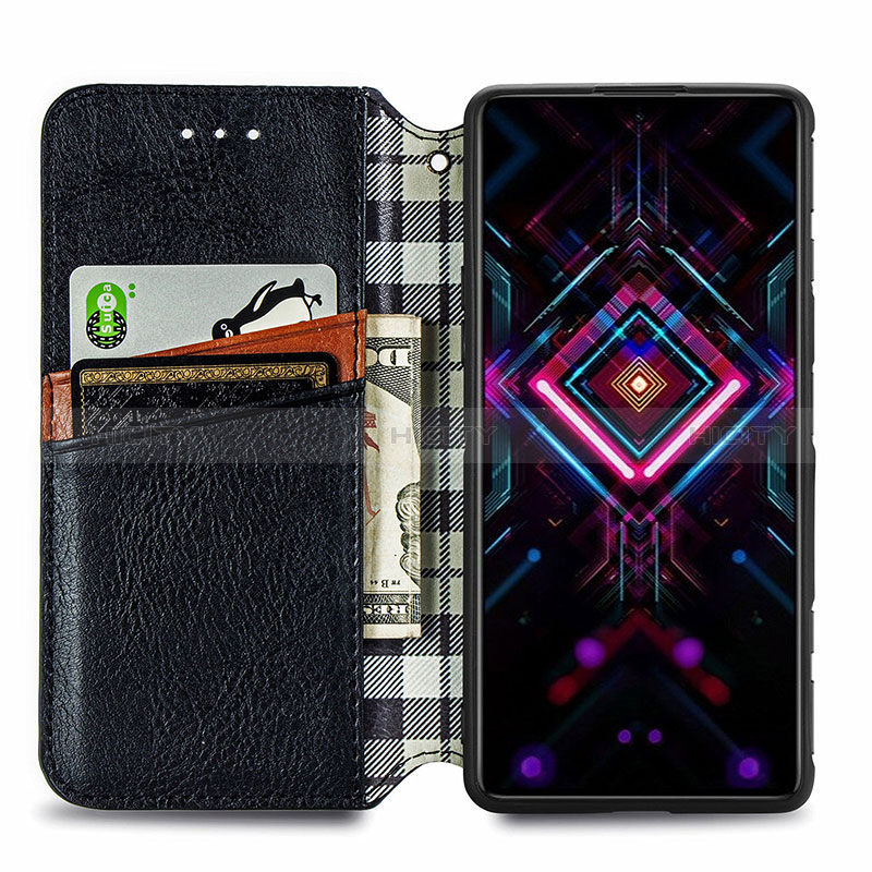 Custodia Portafoglio In Pelle Cover con Supporto S01D per Xiaomi Redmi K40 Gaming 5G