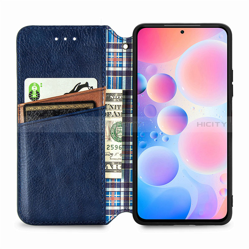 Custodia Portafoglio In Pelle Cover con Supporto S01D per Xiaomi Redmi K40 Pro 5G