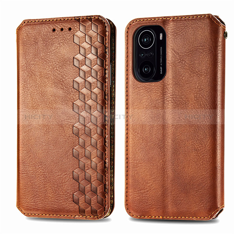 Custodia Portafoglio In Pelle Cover con Supporto S01D per Xiaomi Redmi K40 Pro 5G