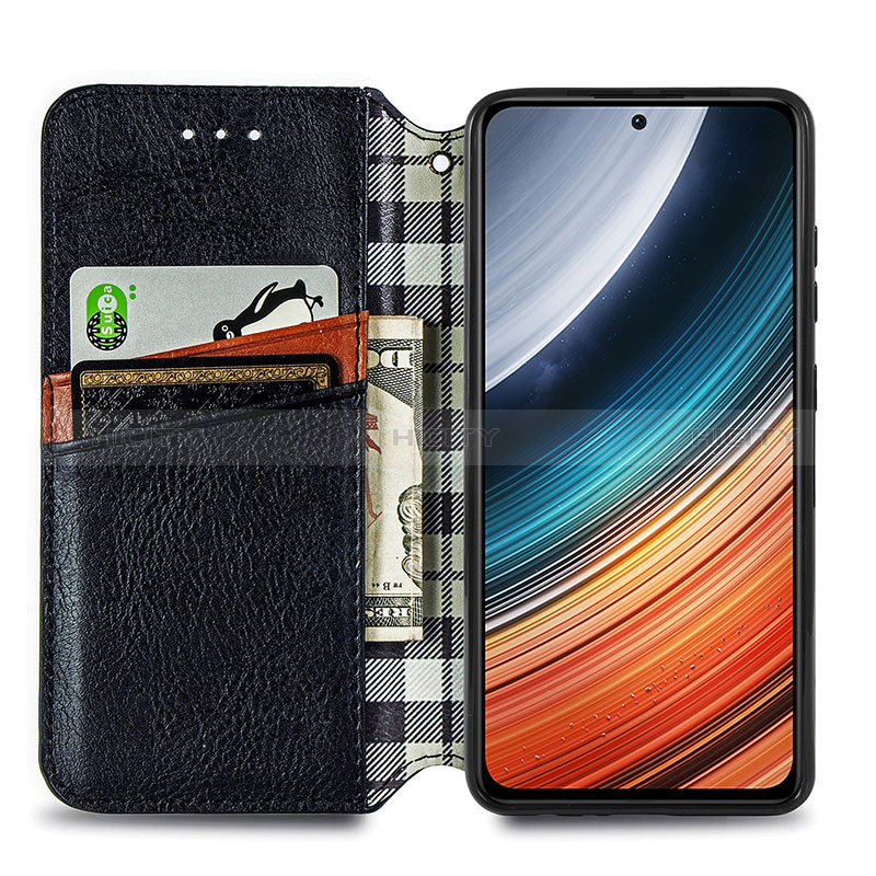 Custodia Portafoglio In Pelle Cover con Supporto S01D per Xiaomi Redmi K40S 5G