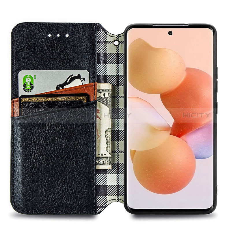 Custodia Portafoglio In Pelle Cover con Supporto S01D per Xiaomi Redmi K50 Ultra 5G