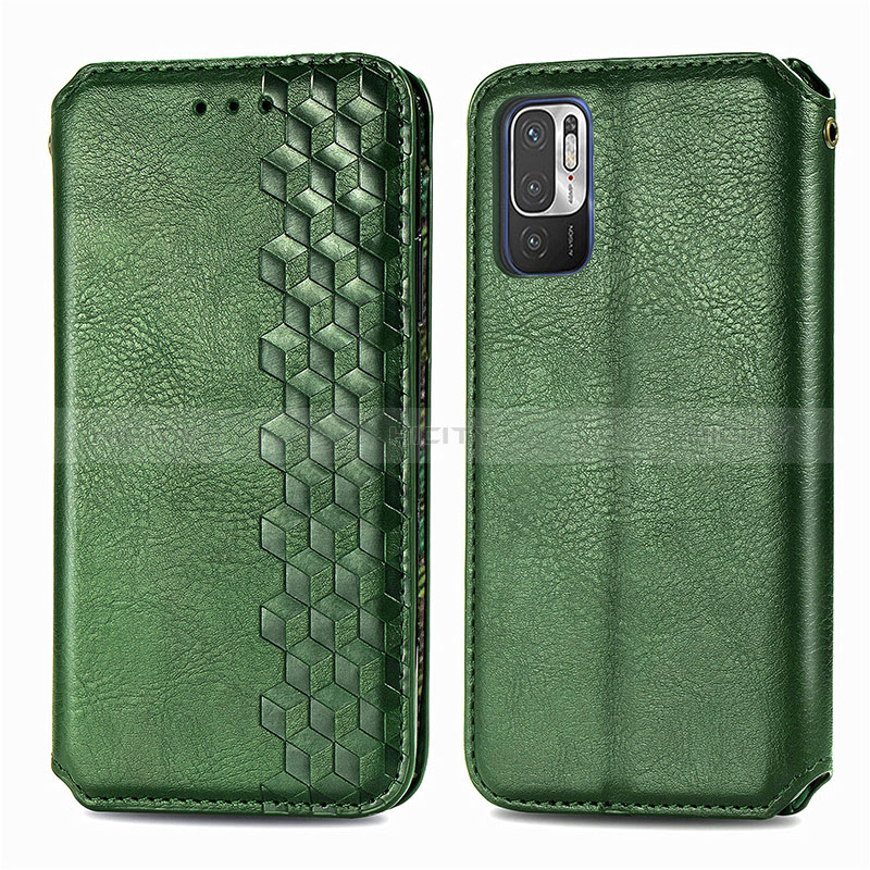 Custodia Portafoglio In Pelle Cover con Supporto S01D per Xiaomi Redmi Note 10 JE 5G