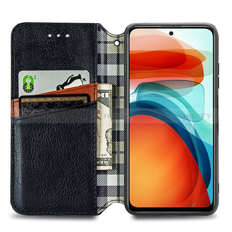 Custodia Portafoglio In Pelle Cover con Supporto S01D per Xiaomi Redmi Note 10 Pro 5G