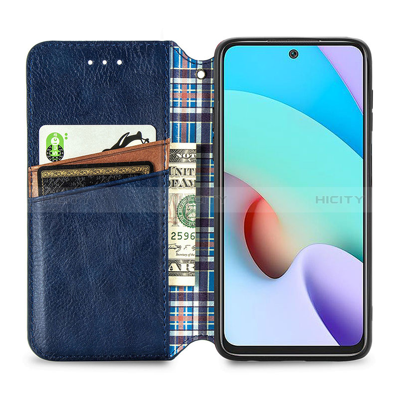 Custodia Portafoglio In Pelle Cover con Supporto S01D per Xiaomi Redmi Note 11 4G (2021)