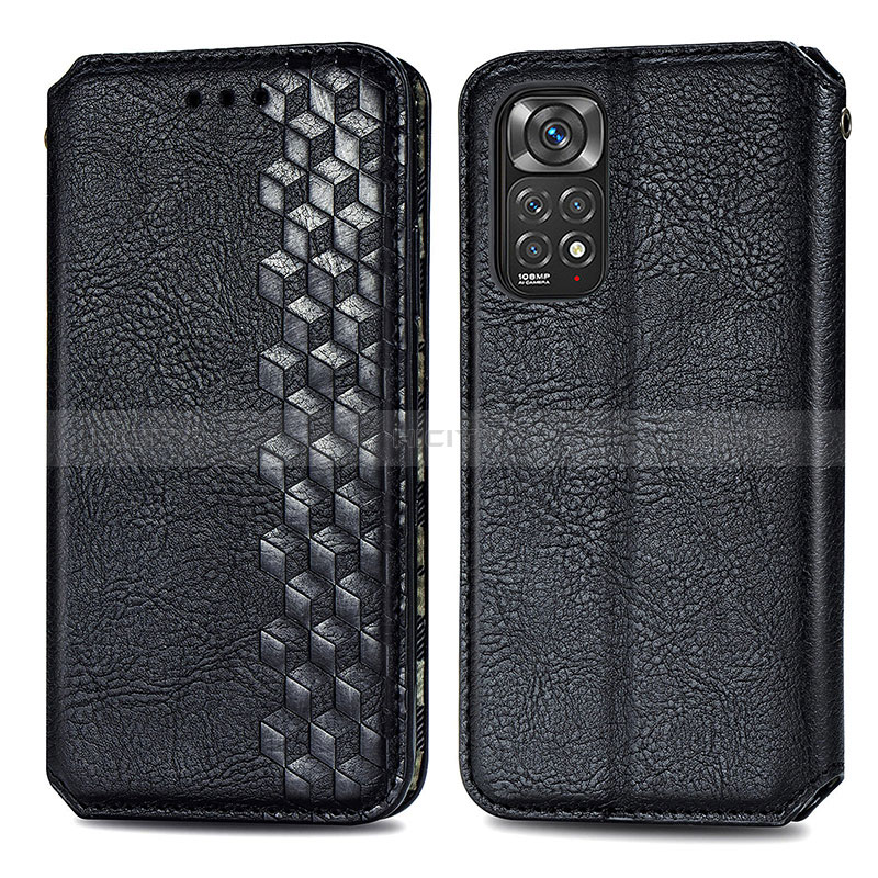 Custodia Portafoglio In Pelle Cover con Supporto S01D per Xiaomi Redmi Note 11 Pro 4G