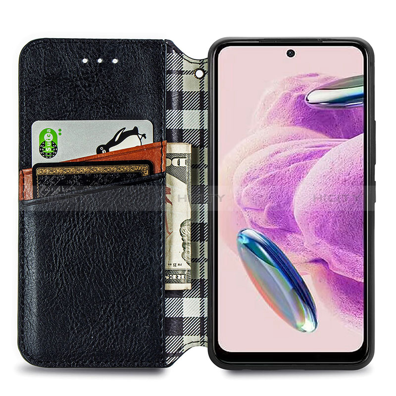 Custodia Portafoglio In Pelle Cover con Supporto S01D per Xiaomi Redmi Note 12S