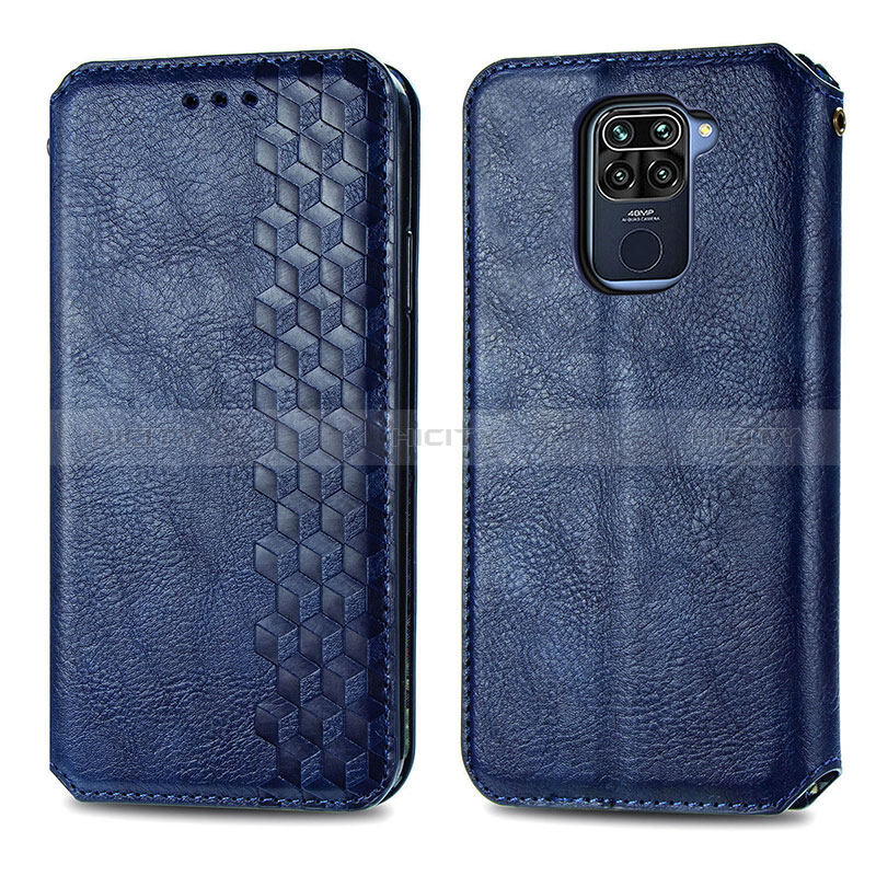 Custodia Portafoglio In Pelle Cover con Supporto S01D per Xiaomi Redmi Note 9