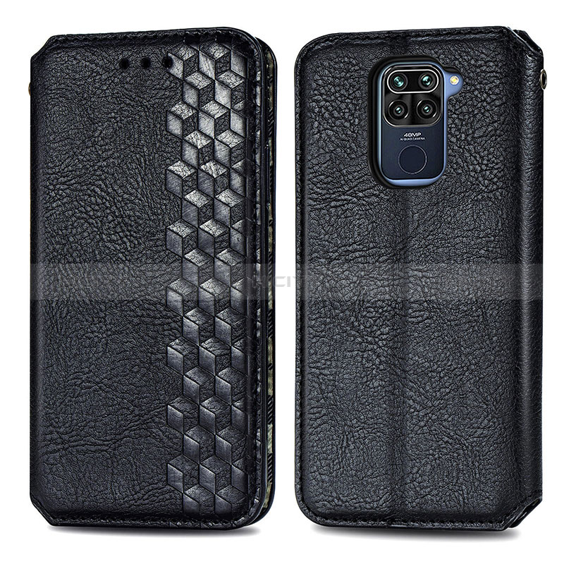 Custodia Portafoglio In Pelle Cover con Supporto S01D per Xiaomi Redmi Note 9