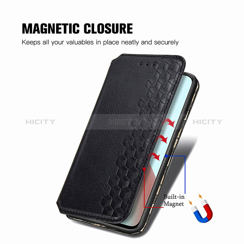 Custodia Portafoglio In Pelle Cover con Supporto S01D per Xiaomi Redmi Note 9 5G