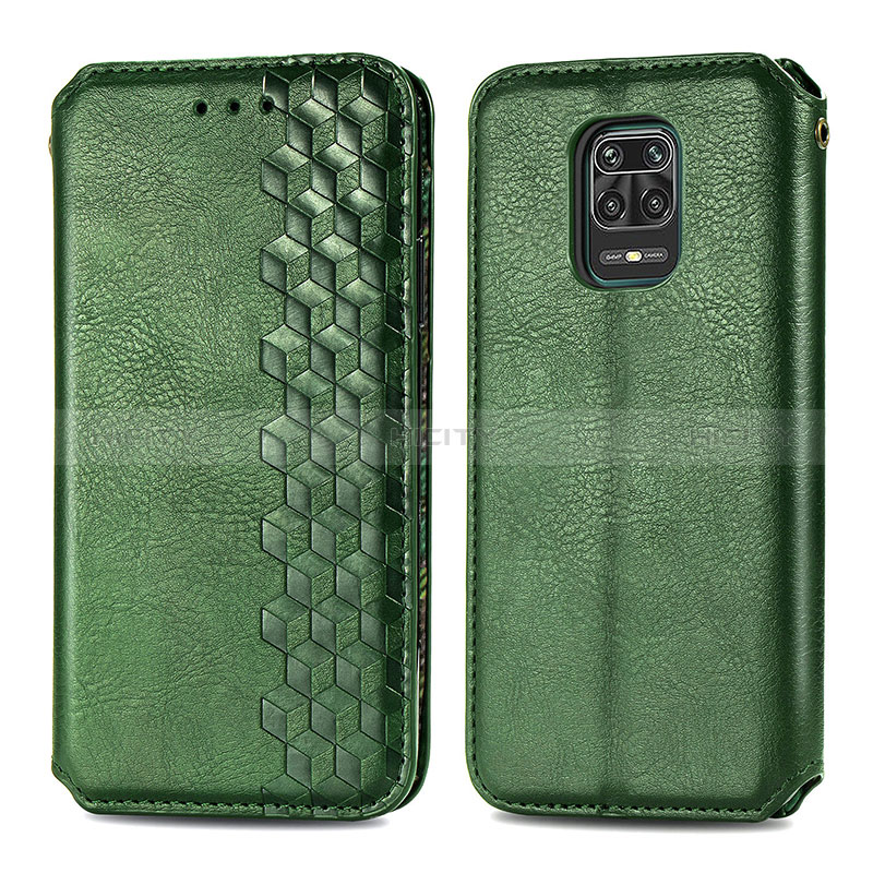 Custodia Portafoglio In Pelle Cover con Supporto S01D per Xiaomi Redmi Note 9 Pro