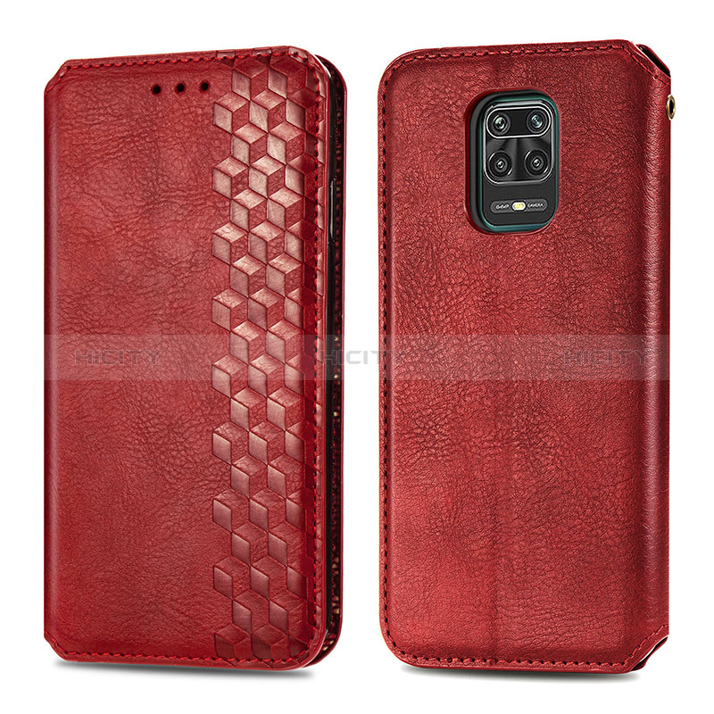 Custodia Portafoglio In Pelle Cover con Supporto S01D per Xiaomi Redmi Note 9 Pro