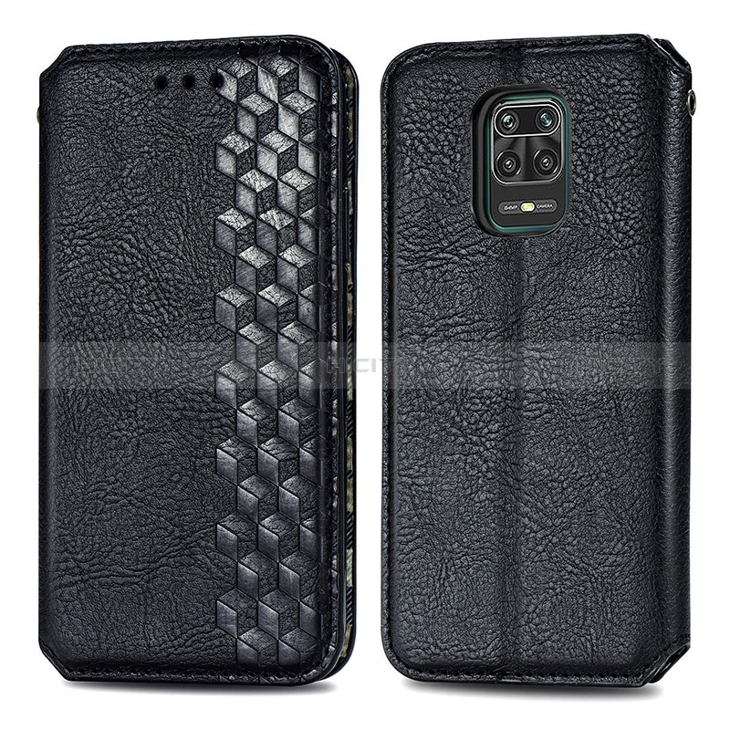 Custodia Portafoglio In Pelle Cover con Supporto S01D per Xiaomi Redmi Note 9 Pro Max