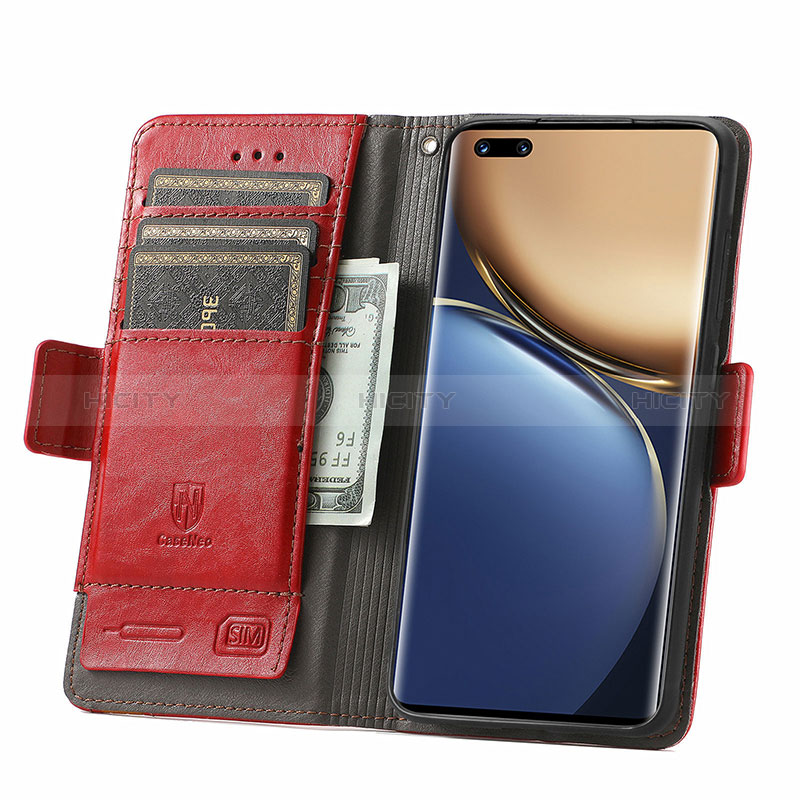 Custodia Portafoglio In Pelle Cover con Supporto S02D per Huawei Honor Magic3 5G