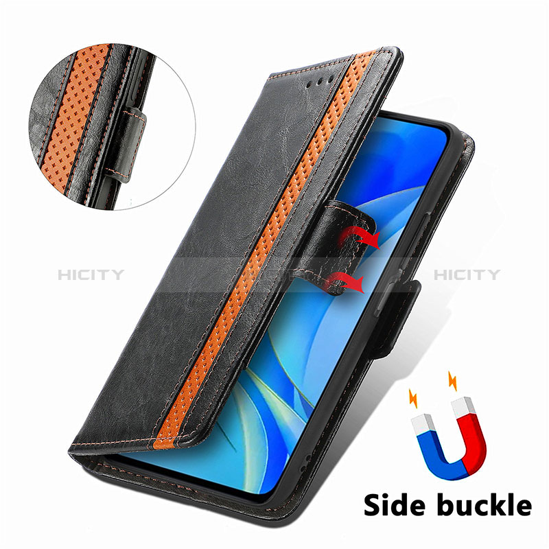 Custodia Portafoglio In Pelle Cover con Supporto S02D per Huawei Nova Y70 Plus