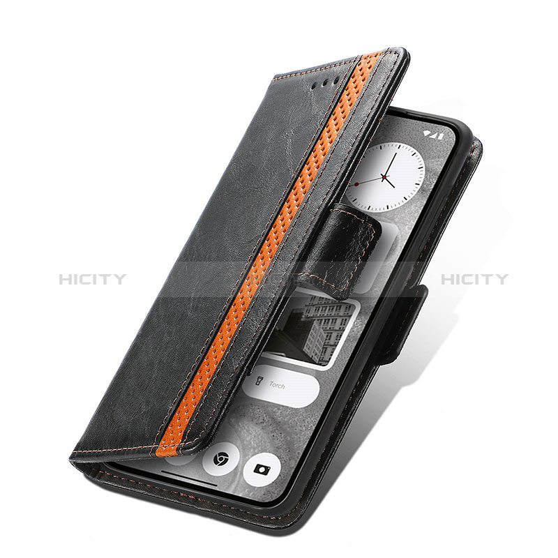 Custodia Portafoglio In Pelle Cover con Supporto S02D per Nothing Phone 2