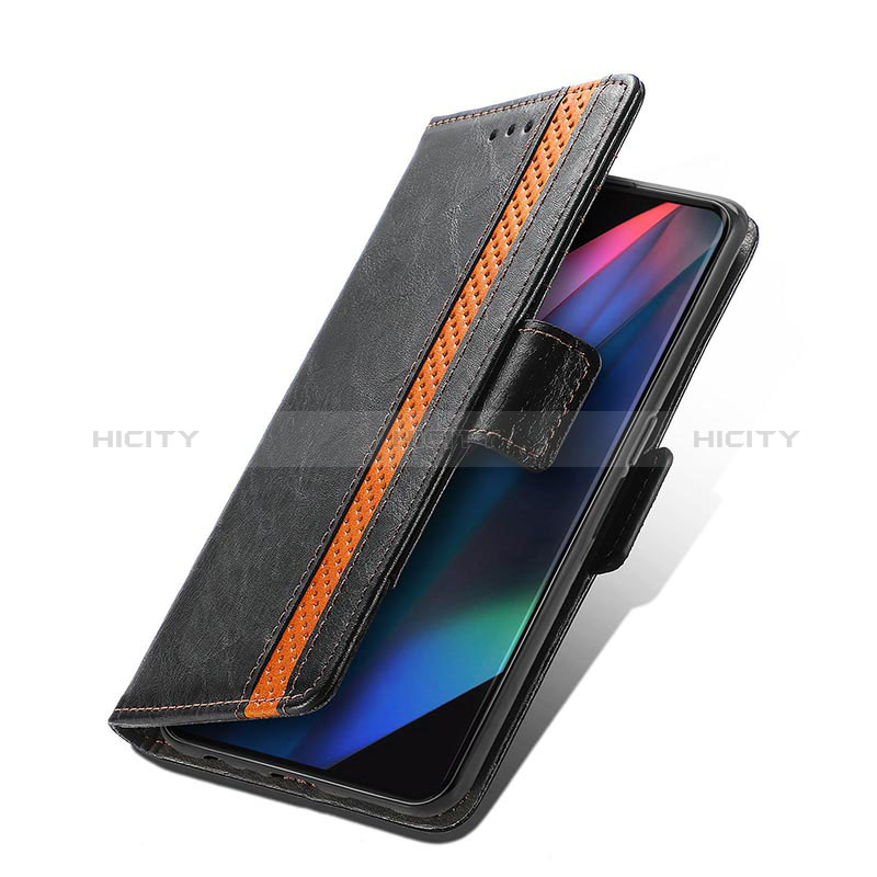 Custodia Portafoglio In Pelle Cover con Supporto S02D per Oppo Find X3 5G