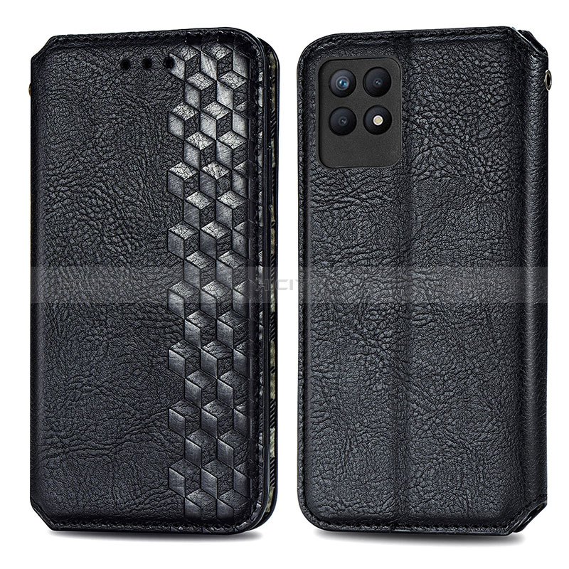 Custodia Portafoglio In Pelle Cover con Supporto S02D per Realme 8i