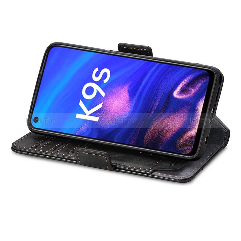 Custodia Portafoglio In Pelle Cover con Supporto S02D per Realme Q3s 5G