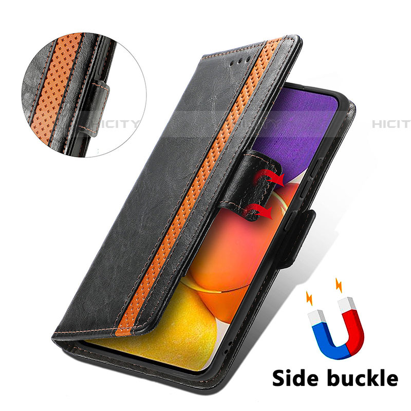 Custodia Portafoglio In Pelle Cover con Supporto S02D per Samsung Galaxy A24 4G