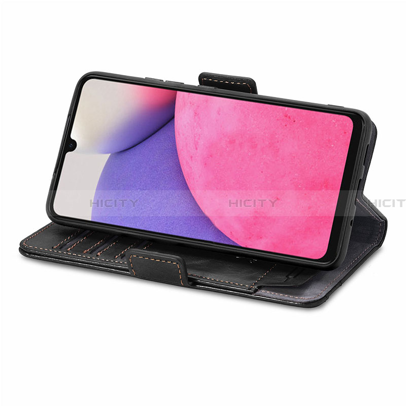 Custodia Portafoglio In Pelle Cover con Supporto S02D per Samsung Galaxy A33 5G