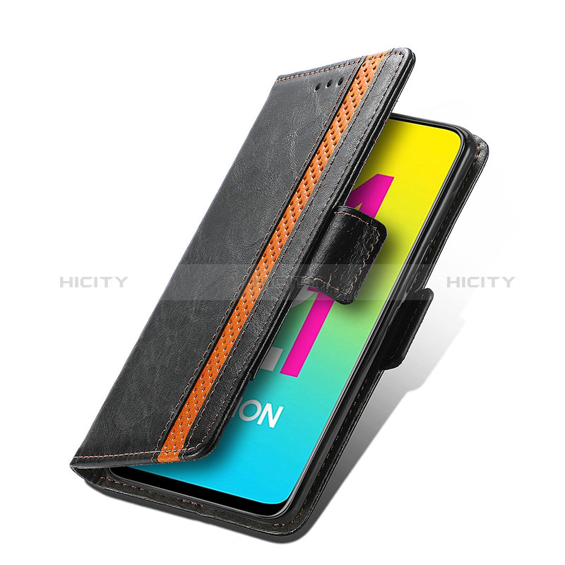 Custodia Portafoglio In Pelle Cover con Supporto S02D per Samsung Galaxy M21