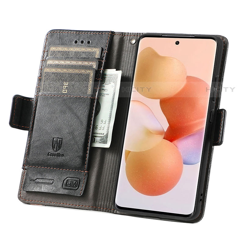 Custodia Portafoglio In Pelle Cover con Supporto S02D per Xiaomi Mi 12S 5G