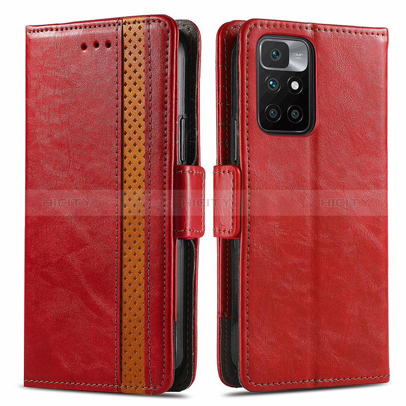 Custodia Portafoglio In Pelle Cover con Supporto S02D per Xiaomi Redmi 10 (2022)