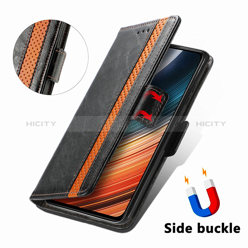 Custodia Portafoglio In Pelle Cover con Supporto S02D per Xiaomi Redmi K40S 5G