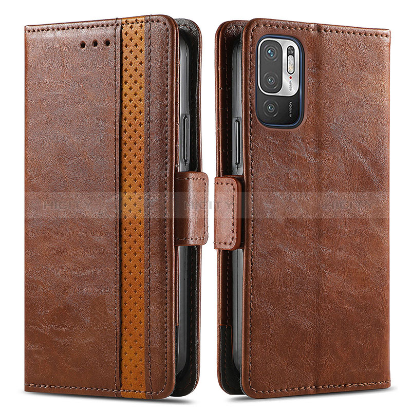 Custodia Portafoglio In Pelle Cover con Supporto S02D per Xiaomi Redmi Note 10 5G