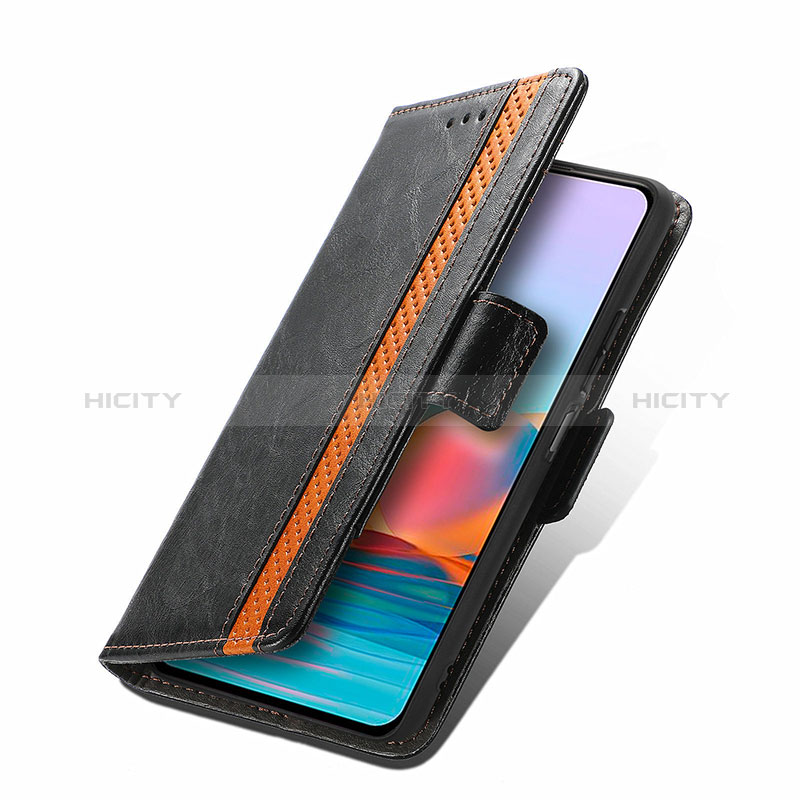 Custodia Portafoglio In Pelle Cover con Supporto S02D per Xiaomi Redmi Note 10 Pro 4G