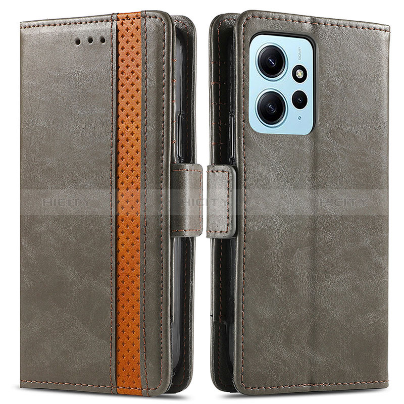 Custodia Portafoglio In Pelle Cover con Supporto S02D per Xiaomi Redmi Note 12 4G