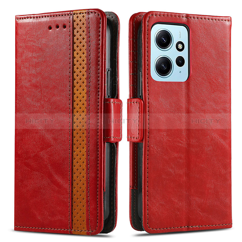 Custodia Portafoglio In Pelle Cover con Supporto S02D per Xiaomi Redmi Note 12 4G