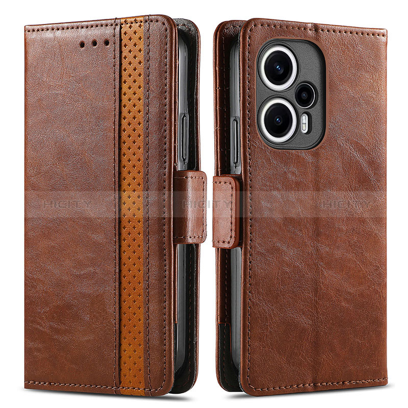 Custodia Portafoglio In Pelle Cover con Supporto S02D per Xiaomi Redmi Note 12 Turbo 5G