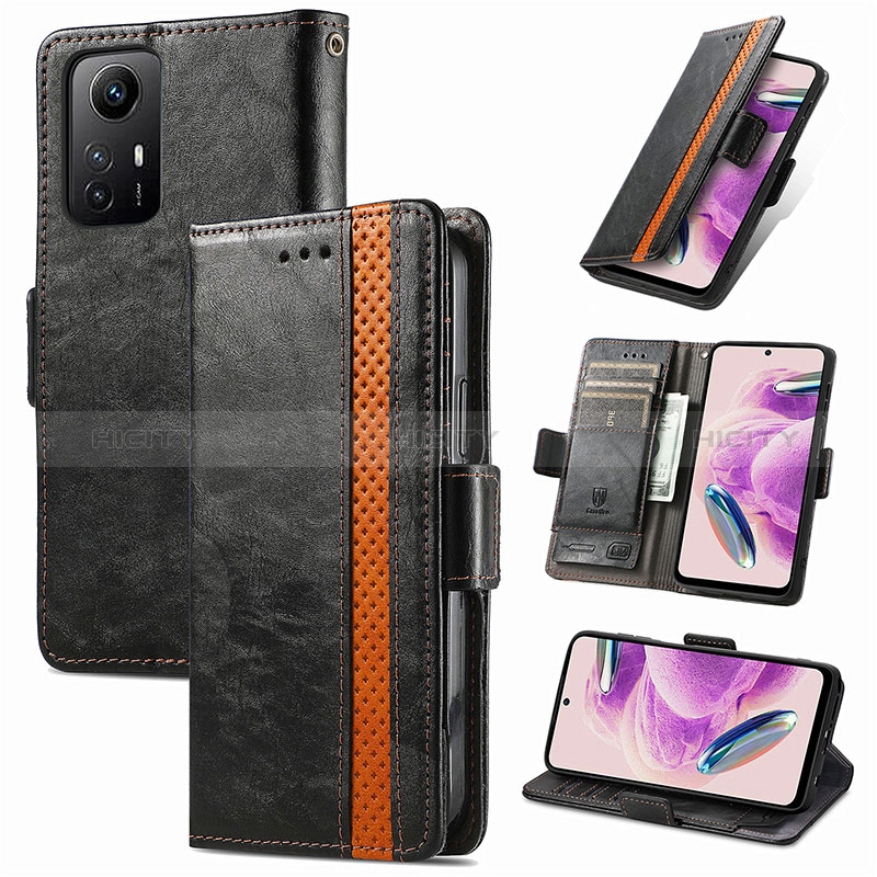 Custodia Portafoglio In Pelle Cover con Supporto S02D per Xiaomi Redmi Note 12S