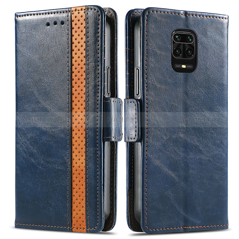 Custodia Portafoglio In Pelle Cover con Supporto S02D per Xiaomi Redmi Note 9 Pro Max