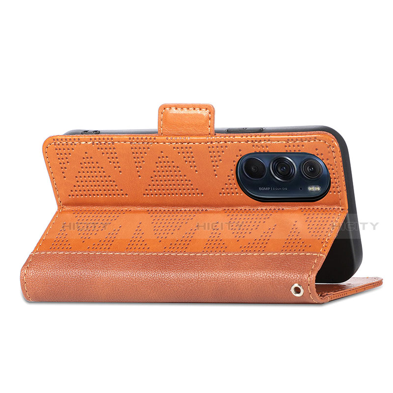 Custodia Portafoglio In Pelle Cover con Supporto S03D per Motorola Moto Edge 30 Pro 5G