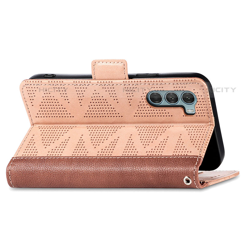 Custodia Portafoglio In Pelle Cover con Supporto S03D per Motorola Moto Edge S30 5G