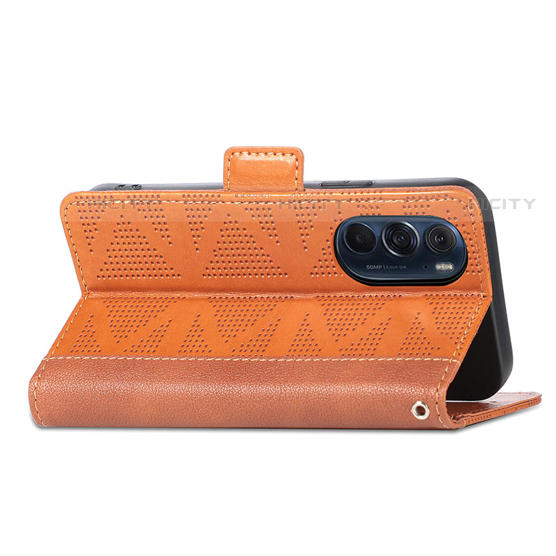 Custodia Portafoglio In Pelle Cover con Supporto S03D per Motorola Moto Edge X30 5G