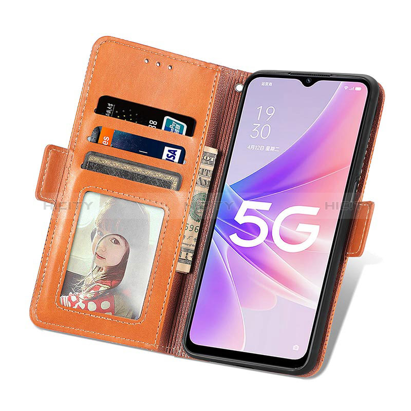 Custodia Portafoglio In Pelle Cover con Supporto S03D per Oppo A57 5G