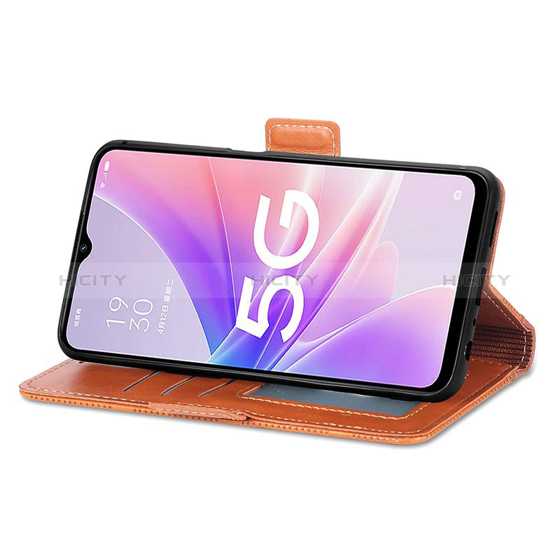 Custodia Portafoglio In Pelle Cover con Supporto S03D per Oppo A77 5G